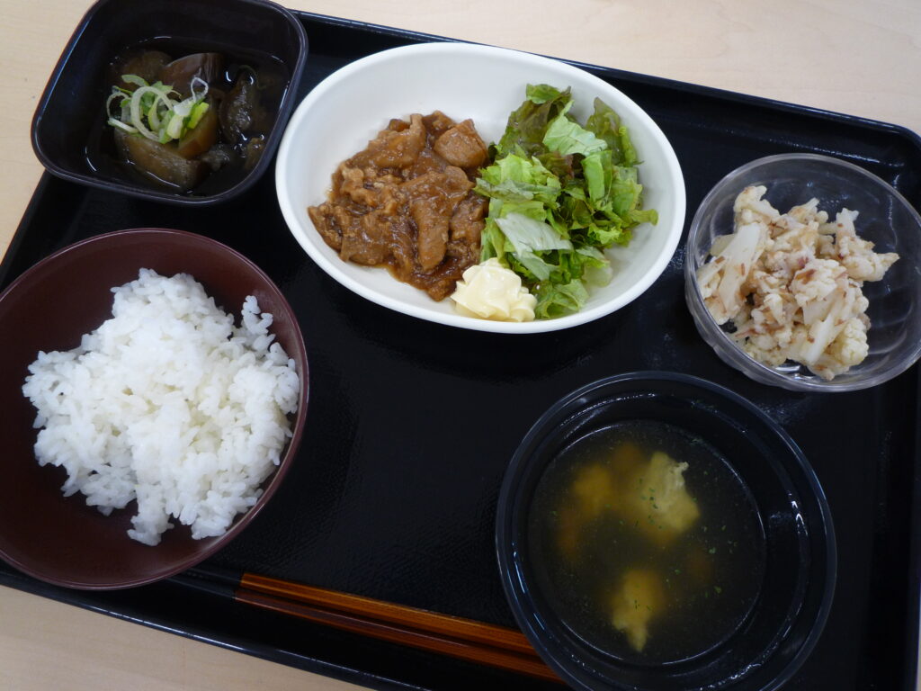 くみのき苑さらさ　豚肉の甘辛炒め