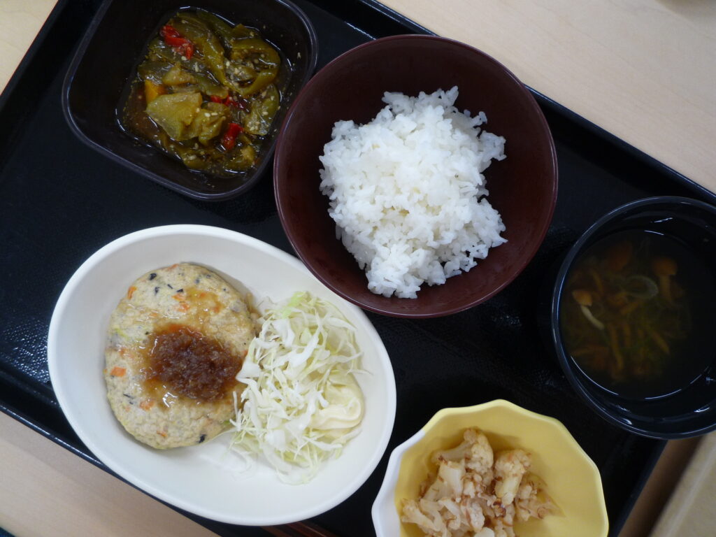 くみのき苑さらさ　豆腐ハンバーグ