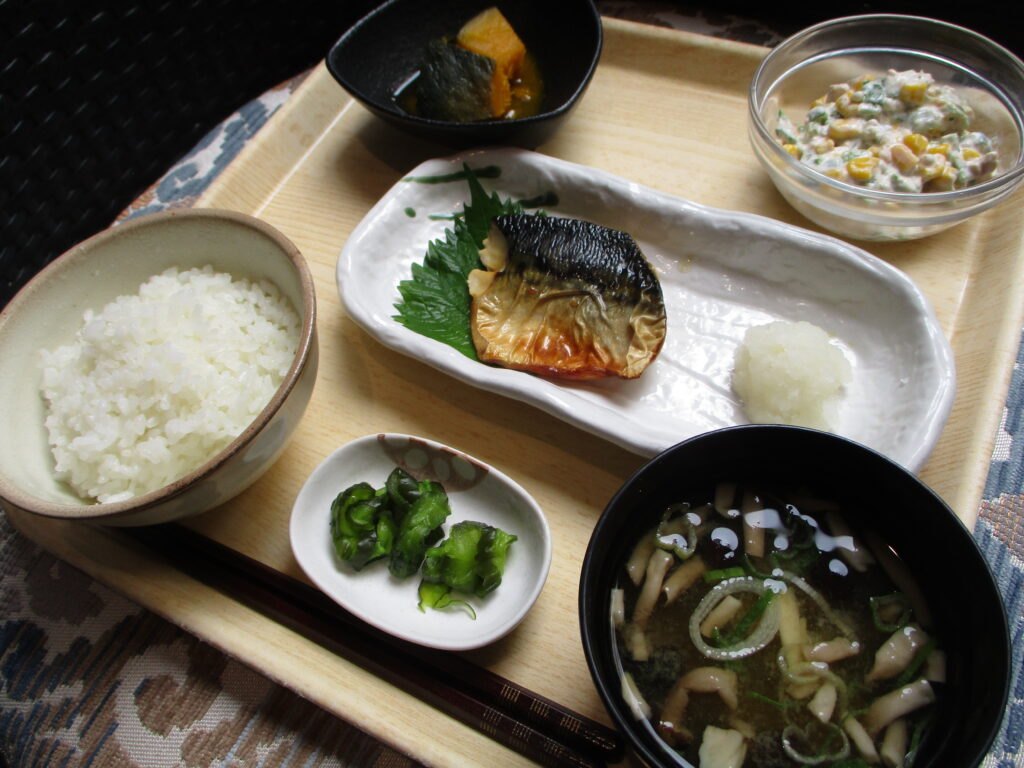 くみのき苑しらさぎ　さばの塩焼き