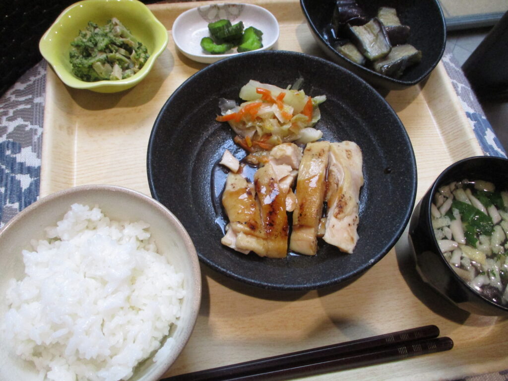 くみのき苑しらさぎ　チキンステーキ