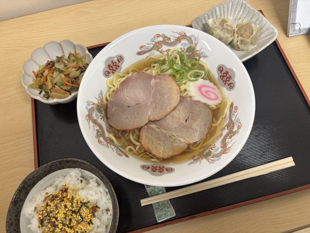 くみのき苑ゆらら　醬油ラーメン