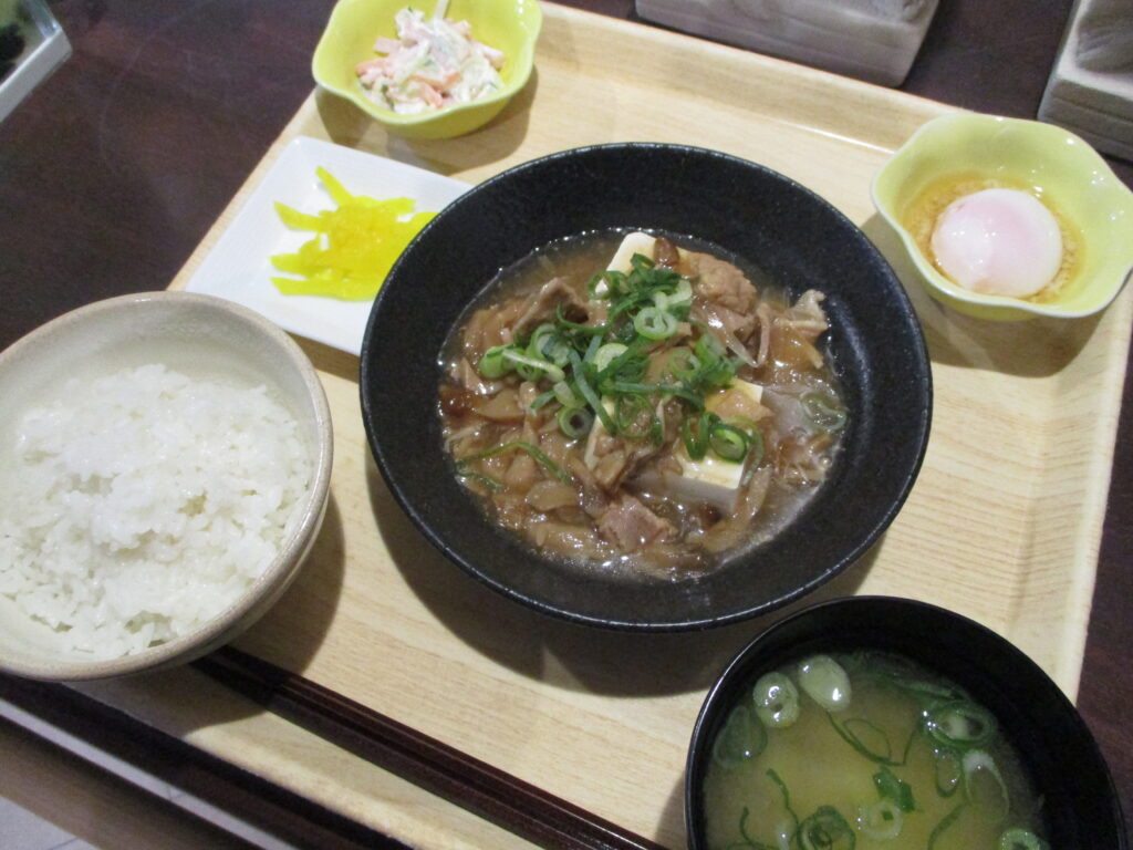 くみのき苑しらさぎ　豆腐の豚肉きのこあんかけ