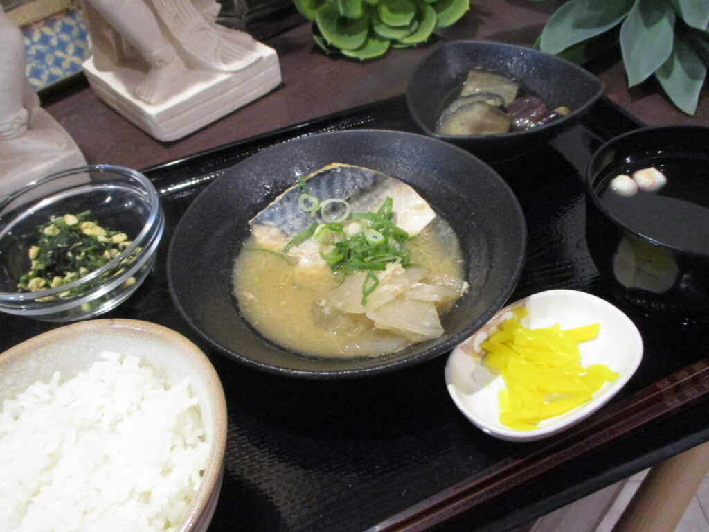 くみのき苑しらさぎ　さばの味噌煮