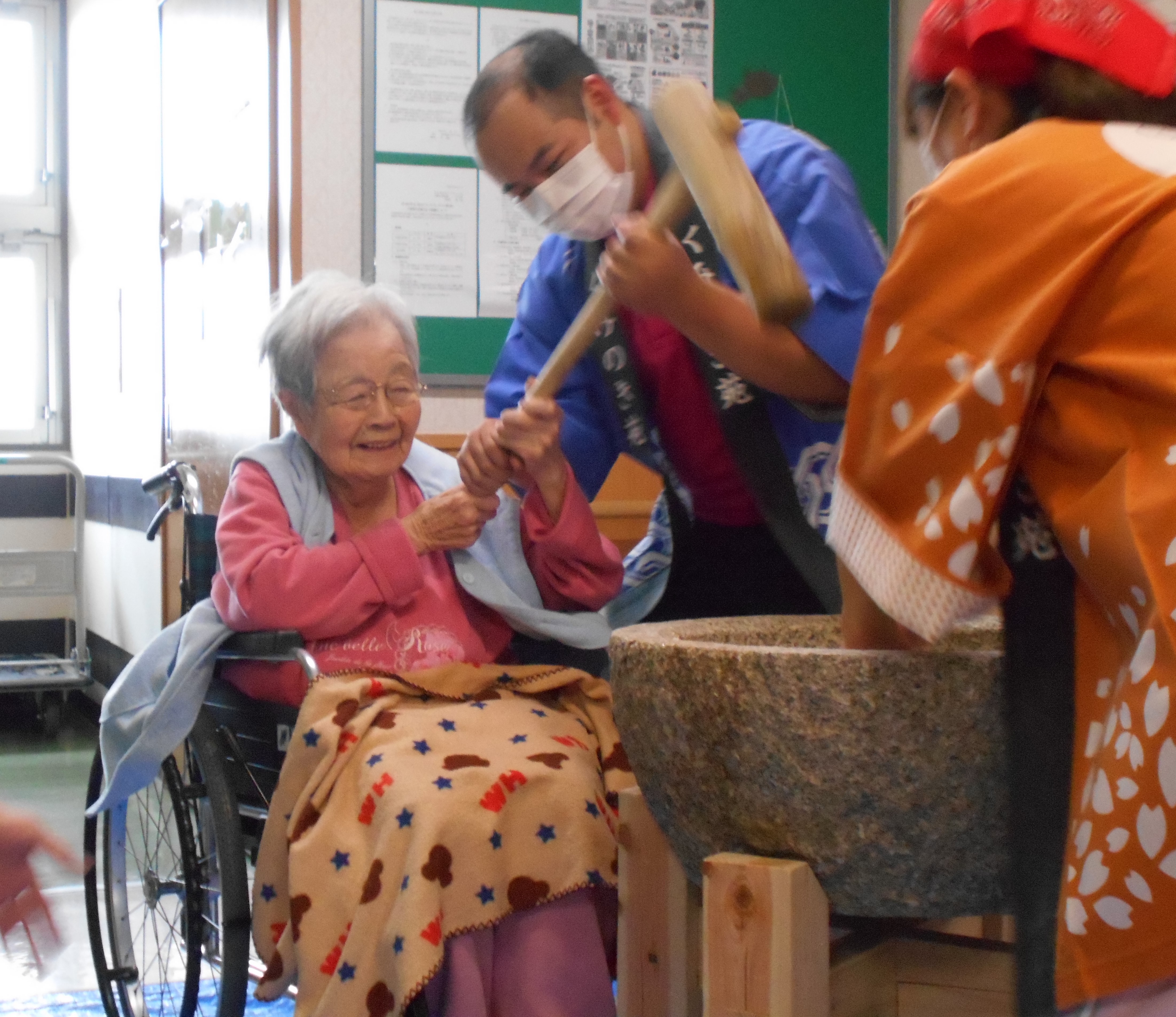 ☆餅つき大会（令和2年12月28日）☆