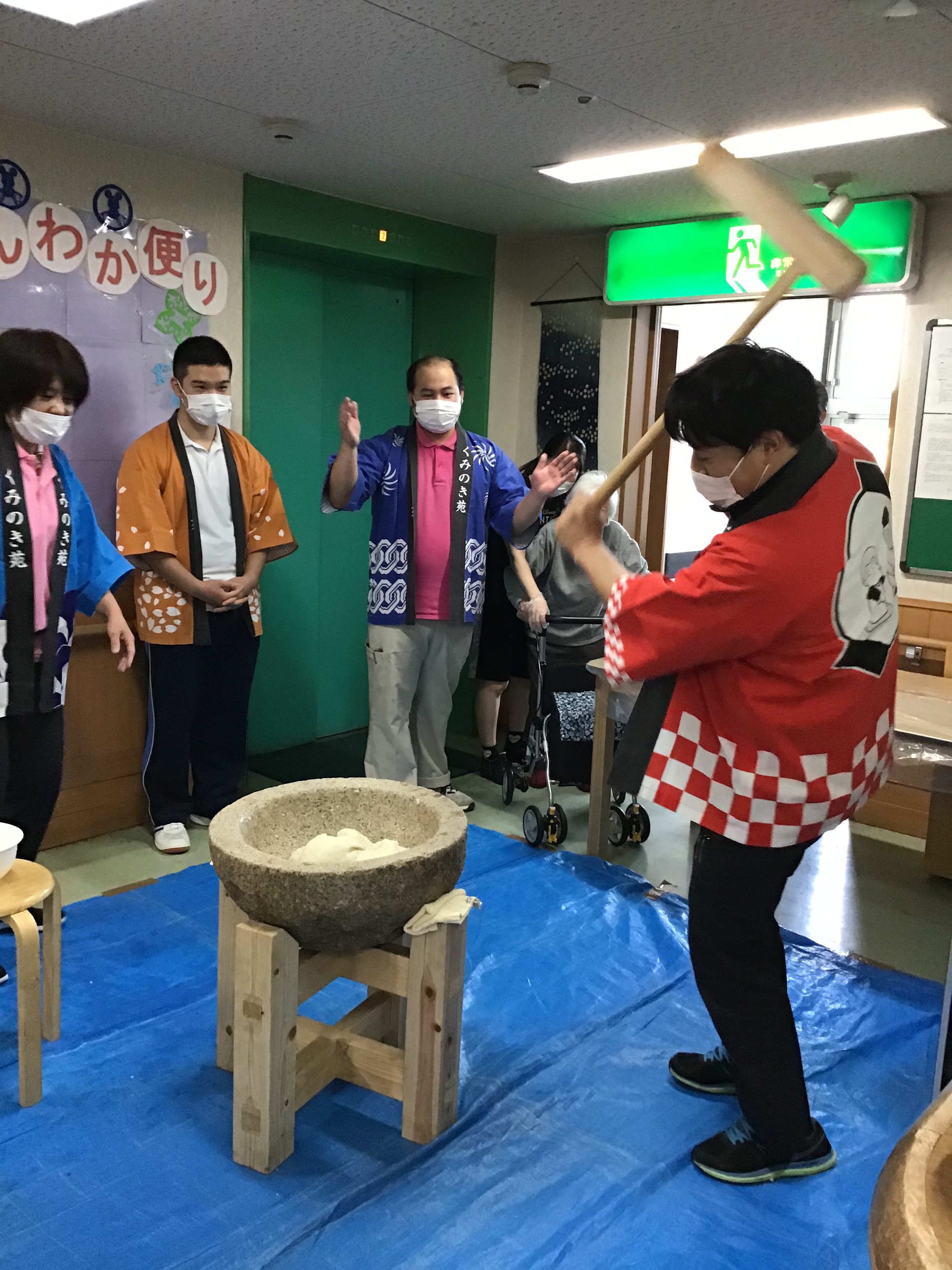 ☆餅つき大会(令和3年12月31日)☆