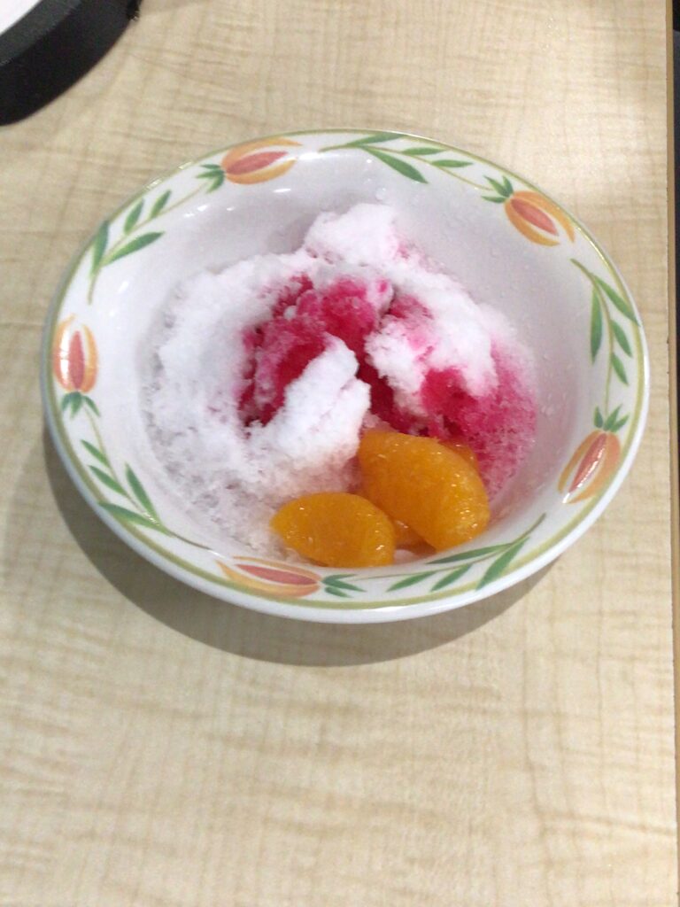 かき氷　🍧